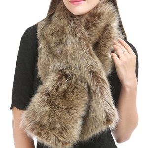 Faux Fur Shawl